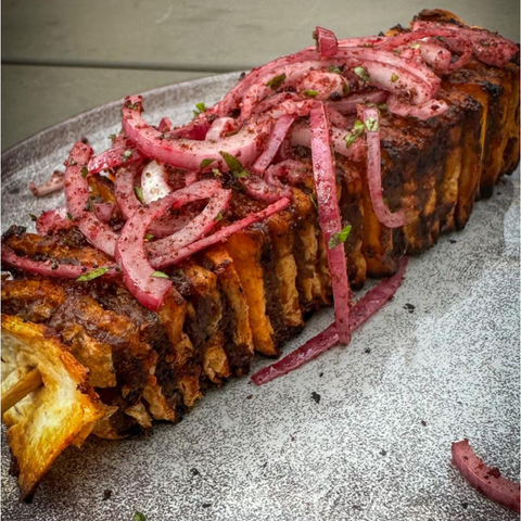 Kebab-Wrap-Spieße vom Grill