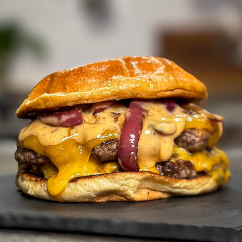 Das ultimative Double Cheese-Smashburger Rezept