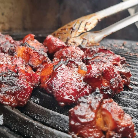 Pork Belly Burnt Ends vom Grill