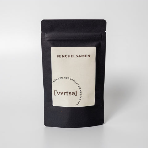Vyrtse Fenchelsamen in schwarzer Aromaschutztüte