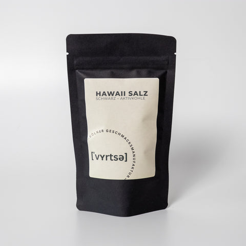 Hawaii Schwarzes Salz in schwarzer Aromaschutztüte