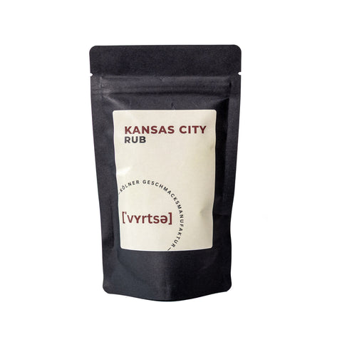 Vyrtse Kansas City BBQ Rub Gewürzmischung in schwarzer Aromaschutztüte