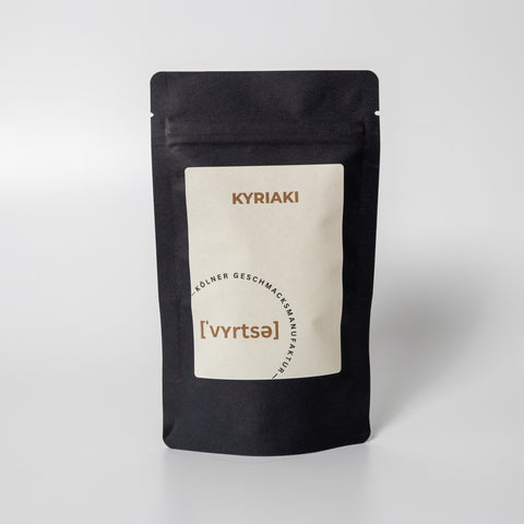 Kyriaki griechische Gewürzmischung in schwarzer Aromaschutztüte