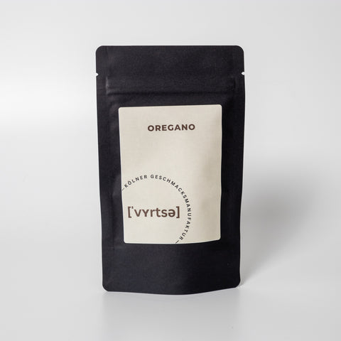 Vyrtse Oregano gerebelt in schwarzer Aromaschutztüte