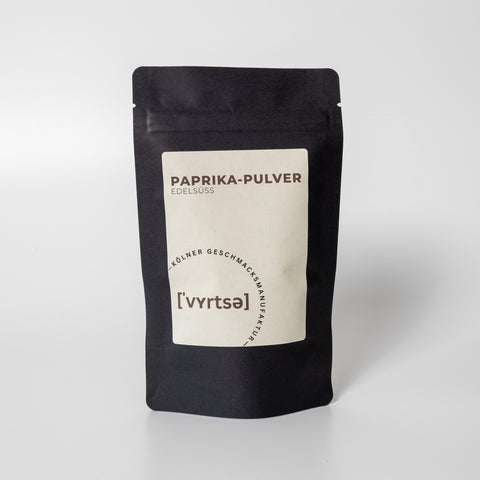 Vyrtse Paprika Pulver edelsüß in schwarzer Aromaschutztüte